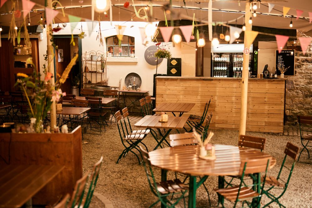 winter terrasse